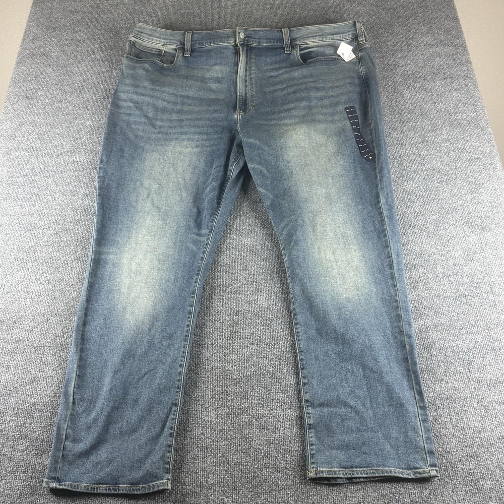 Lucky Brand Jeans Mens 52x34 Blue Athletic Fit Stretch Big Tall Denim 7833